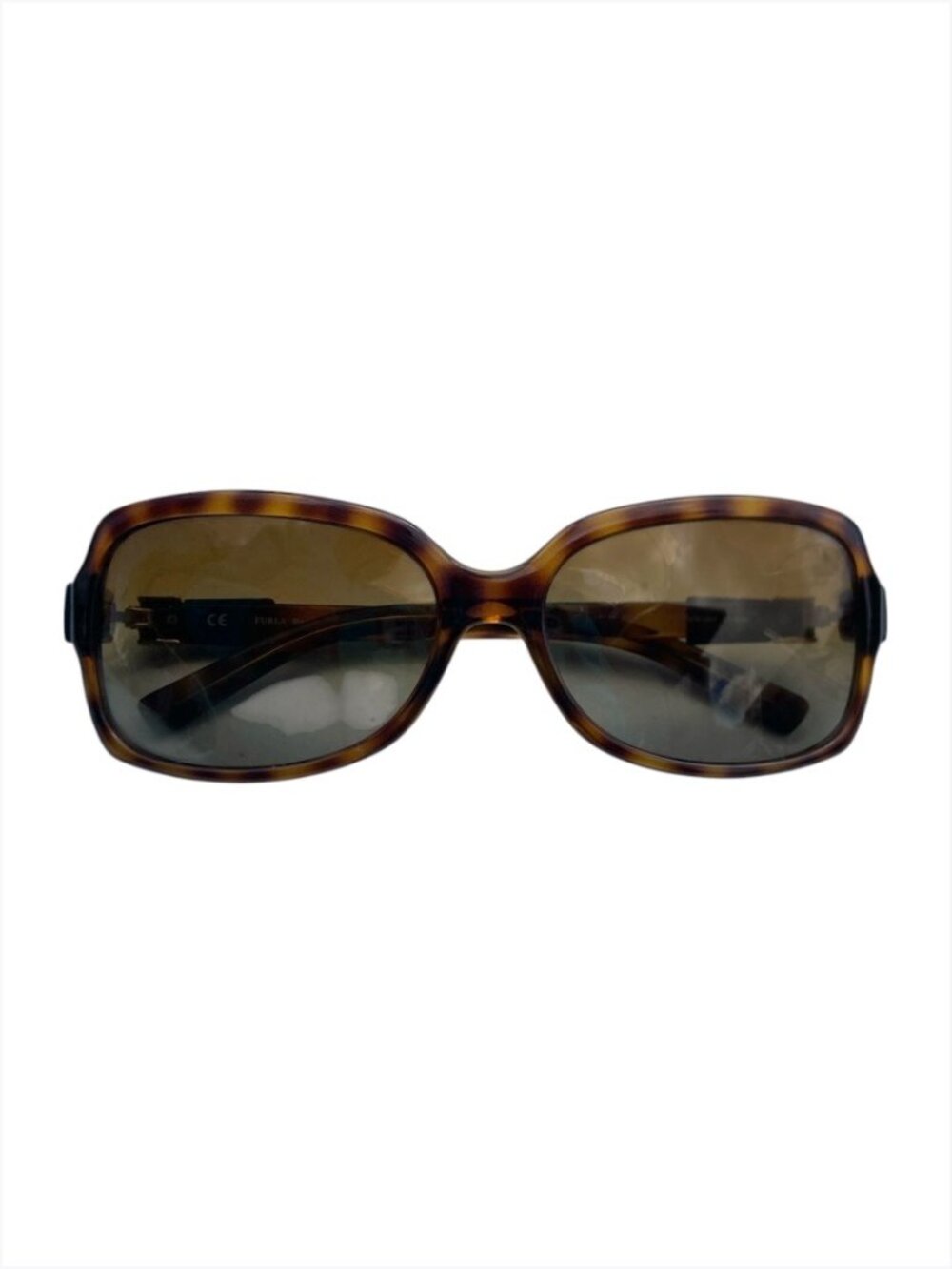 Furla Polarized Brown Gradient Sunglasses Lenses *READ*